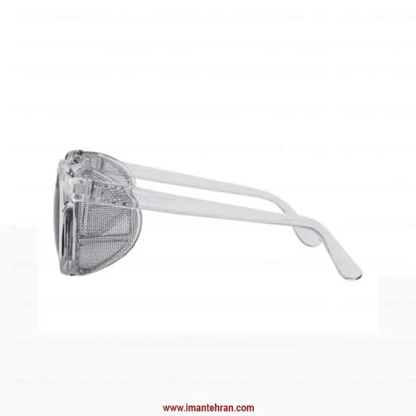 عینک فریم دار بغل توری فلزی با لنز تیره مدل SG 1215 jpg